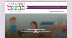 Desktop Screenshot of just4kidsdentistryva.com